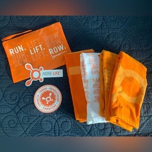 Orange Theory OTF Towels, Zip Pouch & Magnets